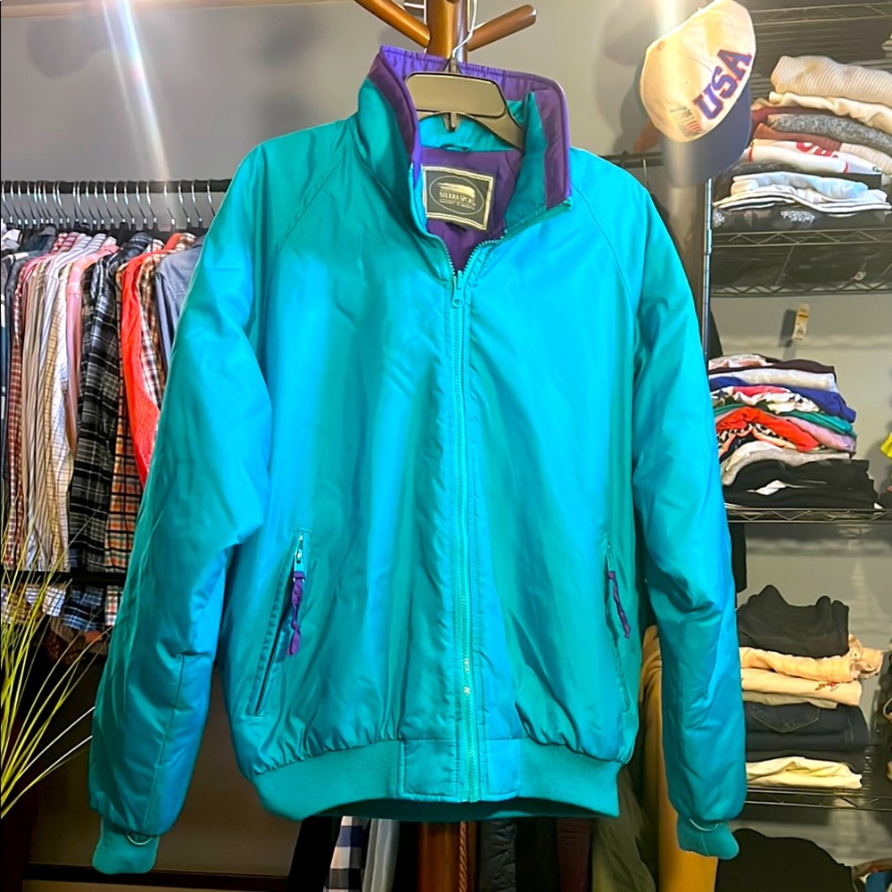 Teal and Purple Vintage Jacket - Sierra Sport